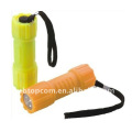 fluorescent 9 LED flashlight Glow In Dark